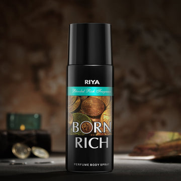 Riya Born Rich And Melody Orchestra And Bindas Body Spray Deodorant For Unisex Pack Of 3 150 Ml Each