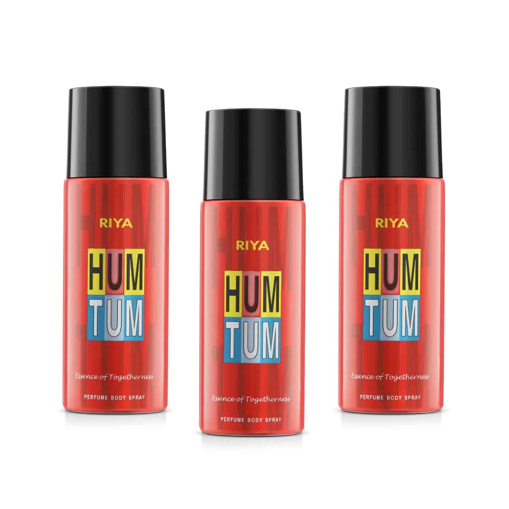 Hum Tum Pack of 3 Unisex Deodorants - Riya Lifestyle