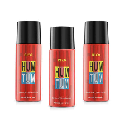 Hum Tum Pack of 3 Unisex Deodorants - Riya Lifestyle