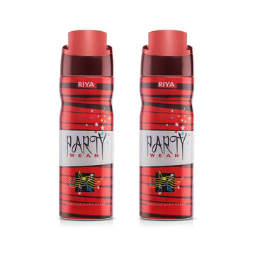 Riya Unisex Body Spray Deodorant For Men and Women Pack Of 2 200 Ml Each